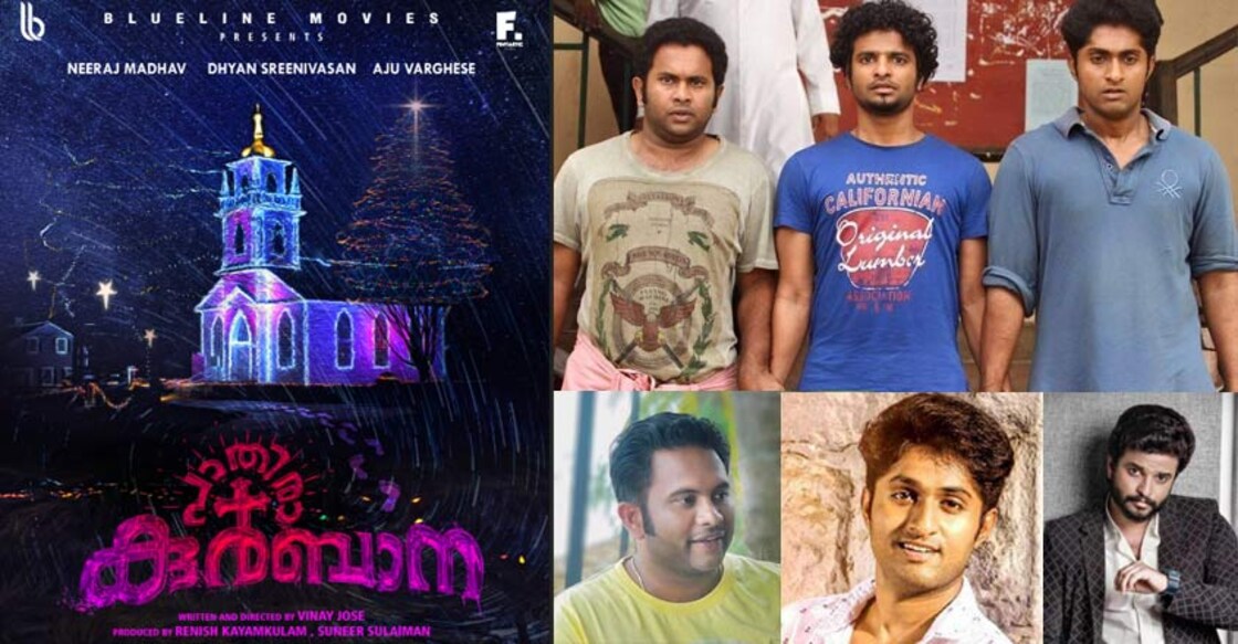 Dhyan, Neeraj, Aju join for  Pathira Kurbana
