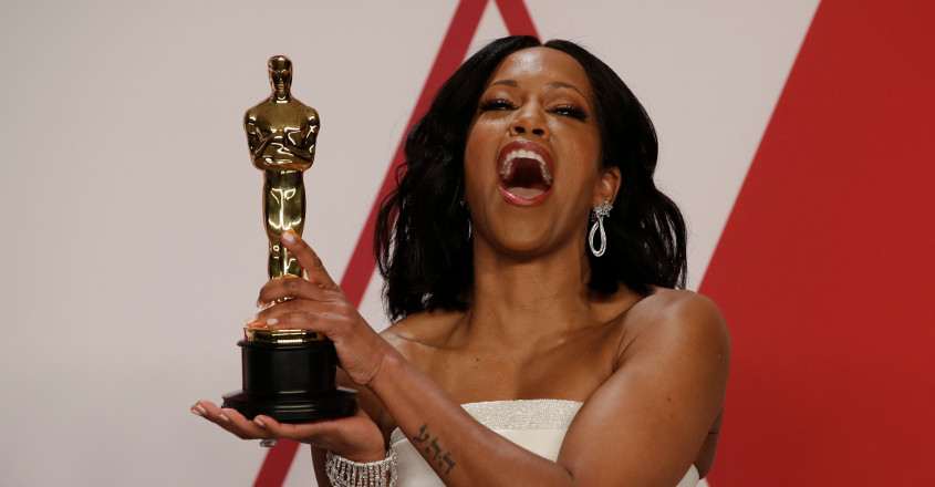 Regina King wins supporting actress Oscar for 'Beale Street'