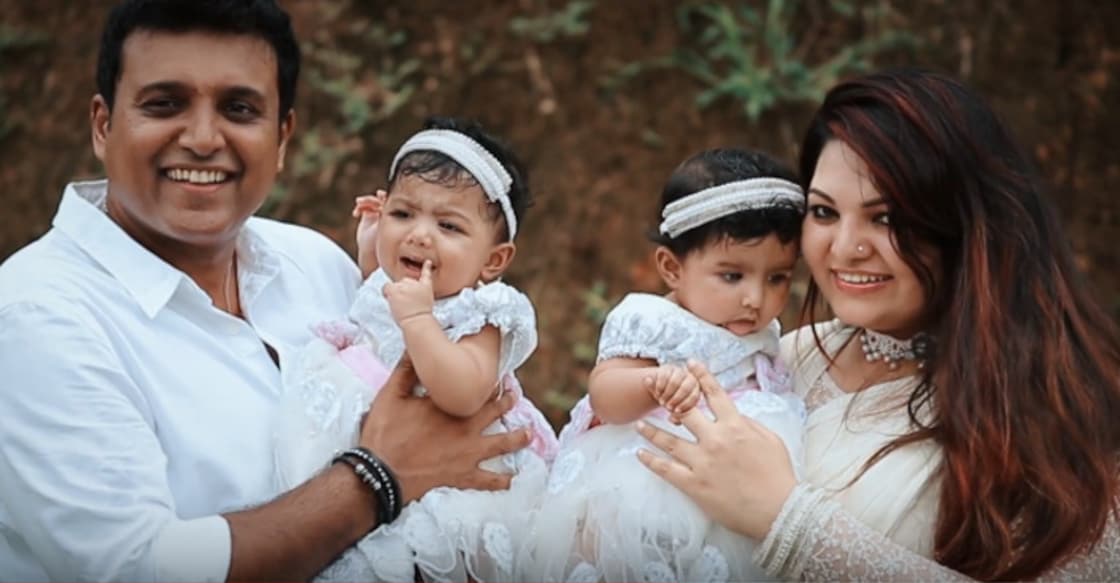 Meet the little twins of Sandra Thomas