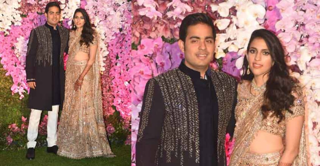 Akash Ambani and Shloka Mehta