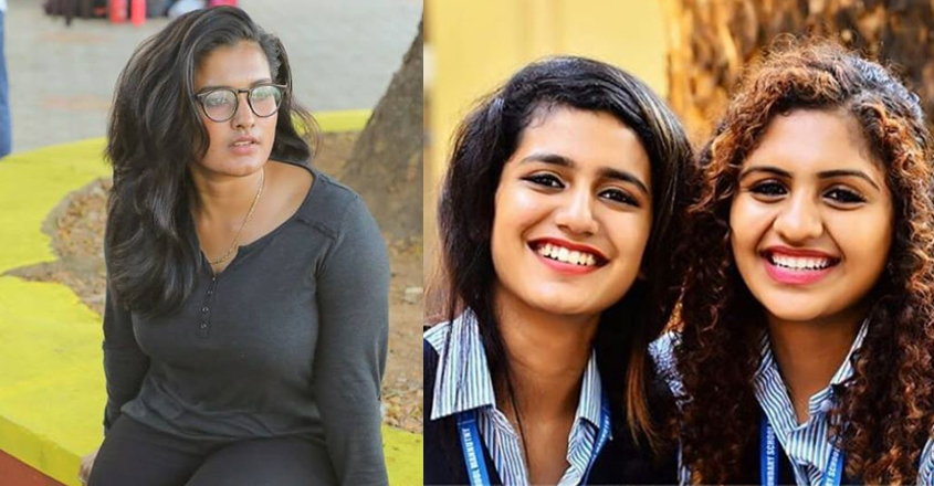 Actor Roshna reveals the truth behind Priya's Adaar Love row Actor Roshna reveals the truth behind Priya's Adaar Love row