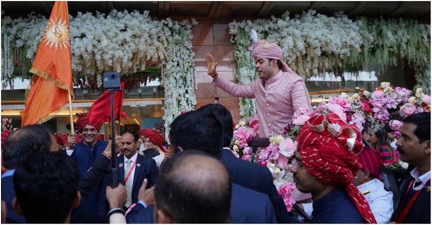 Akash Ambani –Shloka Mehta wedding begins Akash Ambani –Shloka Mehta wedding begins