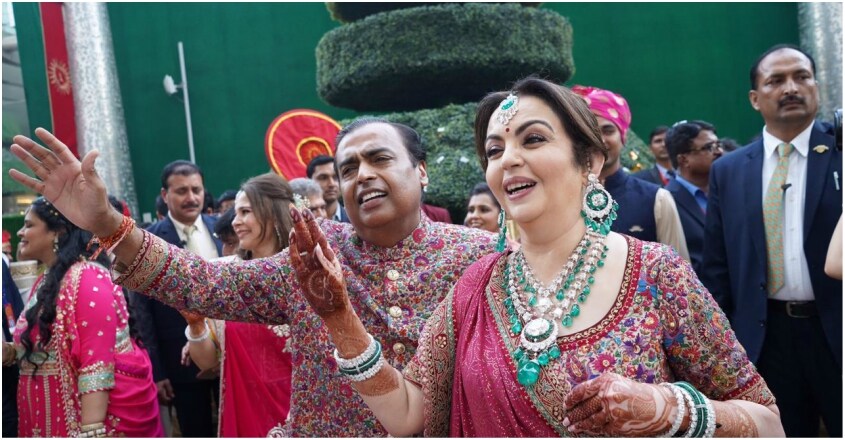 Akash Ambani –Shloka Mehta wedding begins Akash Ambani –Shloka Mehta wedding begins