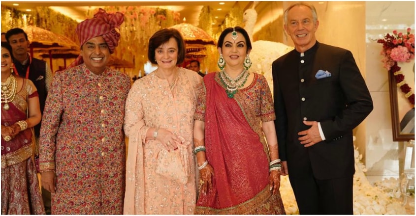 Akash Ambani –Shloka Mehta wedding begins Akash Ambani –Shloka Mehta wedding begins