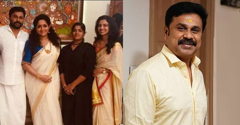 Dileep, Kavya's daughter gets 'choroonu' in Guruvayur Dileep, Kavya's daughter gets 'choroonu' in Guruvayur