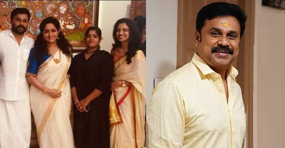 Dileep, Kavya's daughter gets 'choroonu' in Guruvayur