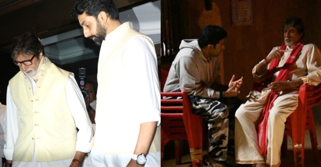 Amitabh Bachchan and Abhishek Bachchan