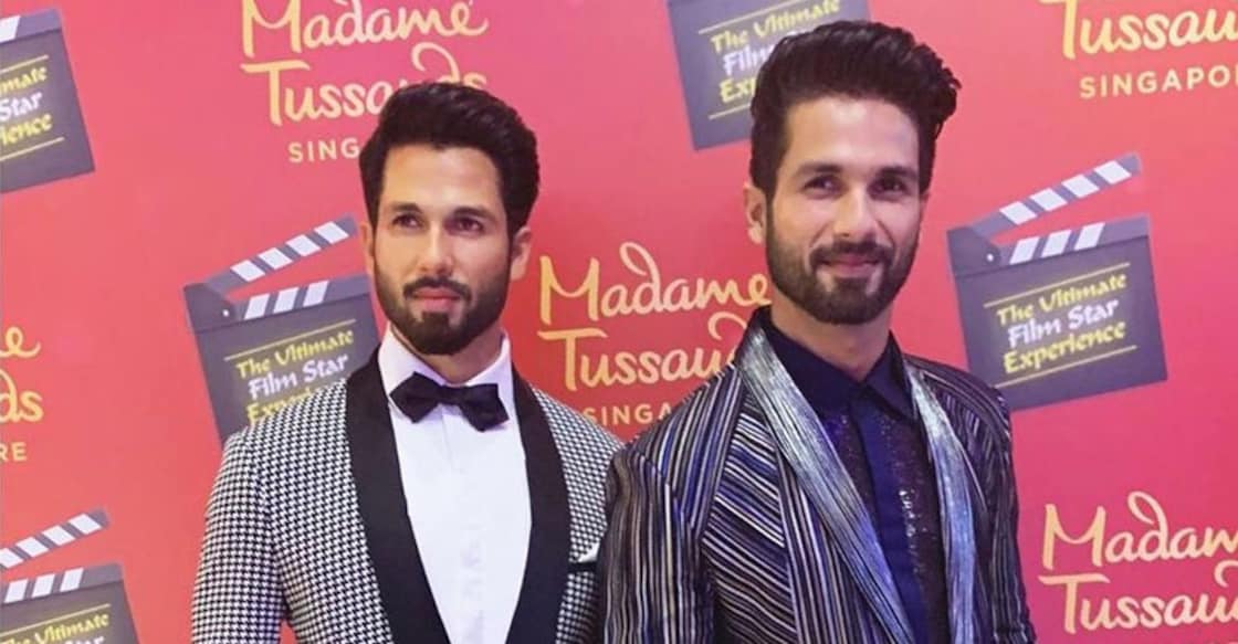 Actor Shahid Kapoor poses with his wax statue at the Madame Tussauds museum in Singapore. (Photo: Instagram/shahidkapoor) Actor Shahid Kapoor poses with his wax statue at the Madame Tussauds museum in Singapore. (Photo: Instagram/shahidkapoor)