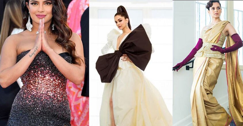Priyanka, Deepika, Kangana awe onlookers at Cannes red carpet Priyanka, Deepika, Kangana awe onlookers at Cannes red carpet