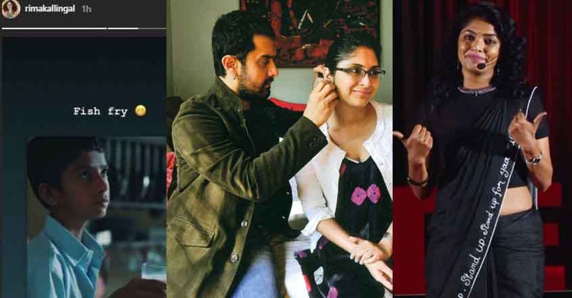 Aamir takes a 'glass of milk' to prove what Rima said about a 'fish fry'