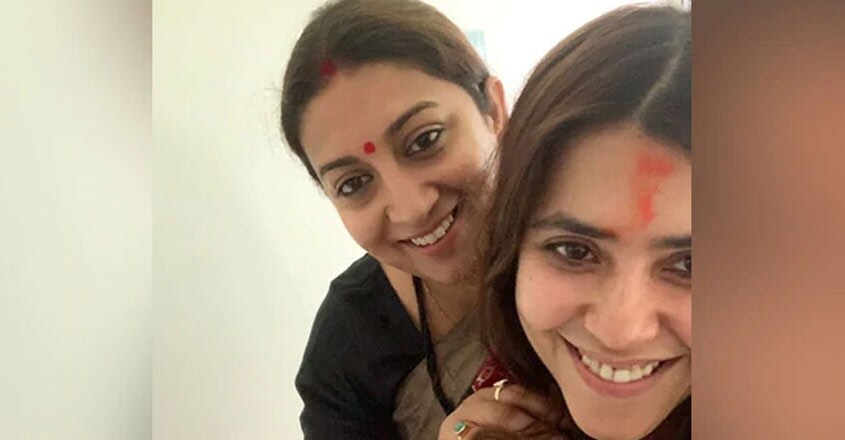 smriti-irani-ekta-kapoor smriti-irani-ekta-kapoor