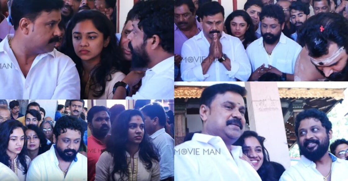 Dileep's daughter Meenakshi turns heads as brother's maiden film is launched