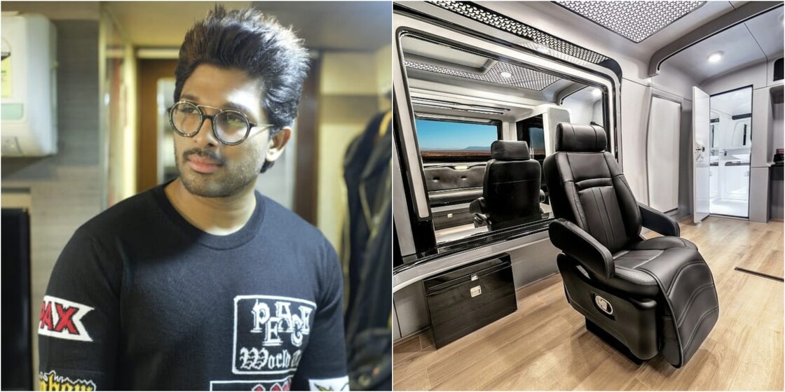 Allu Arjun shares photos of newly upgraded vanity van