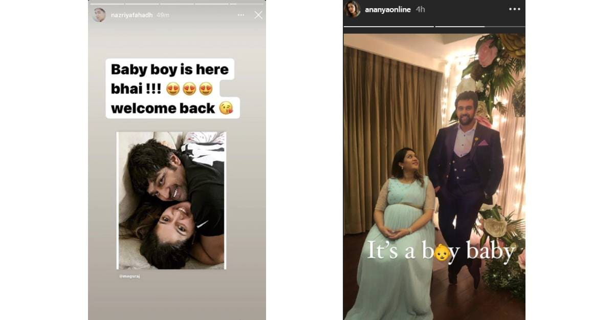 nazriya-ananya-insta-stories nazriya-ananya-insta-stories