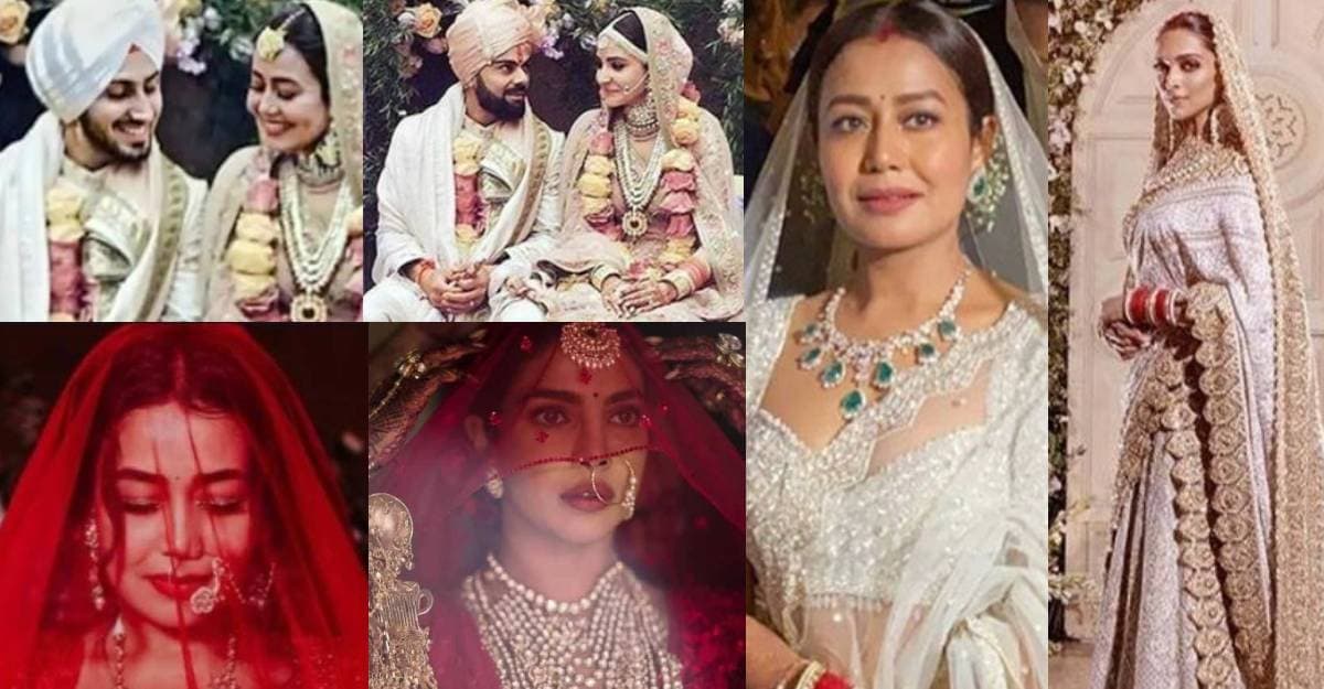 Deepika Padukone Wedding Look Was Eerily Similar to Sonam Kapoor And Ahuja Anushka  Sharma Wedding Looks