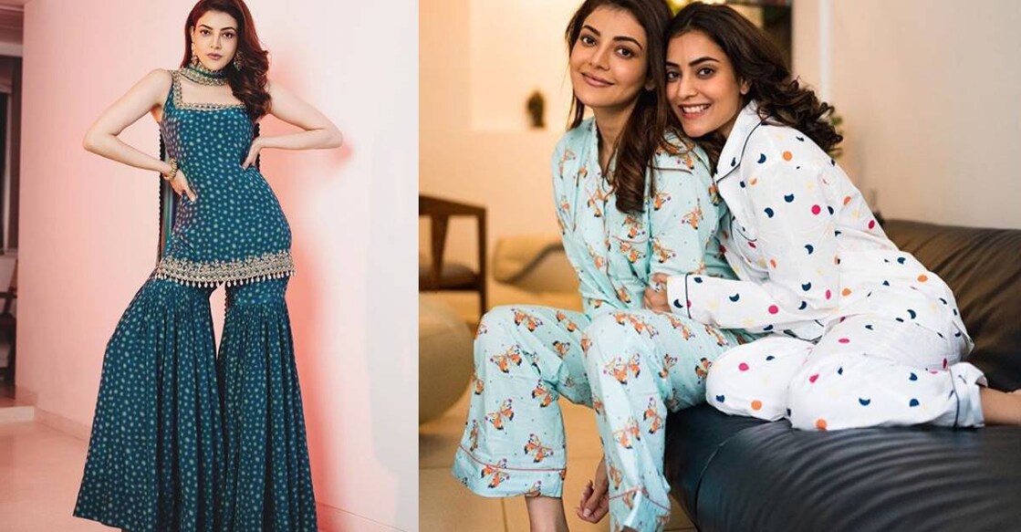 kajal-sister-nisha-pre-wedding-party