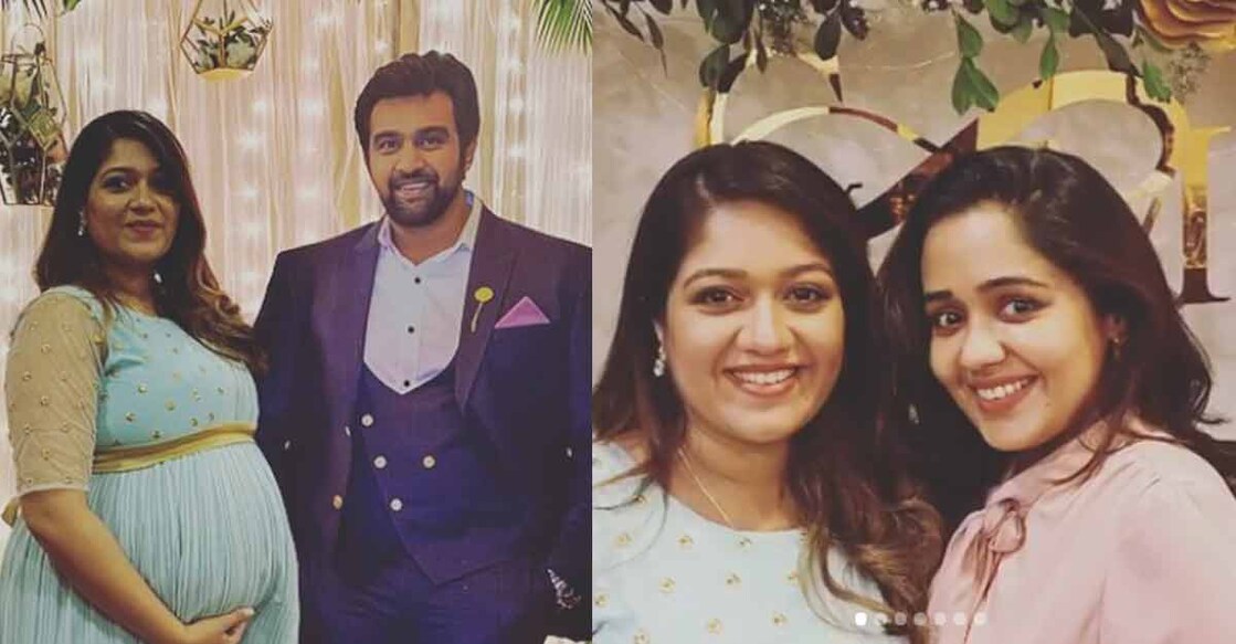 Actress Ananya meets Meghana Raj, friends of Chiranjeevi Sarja host baby shower party