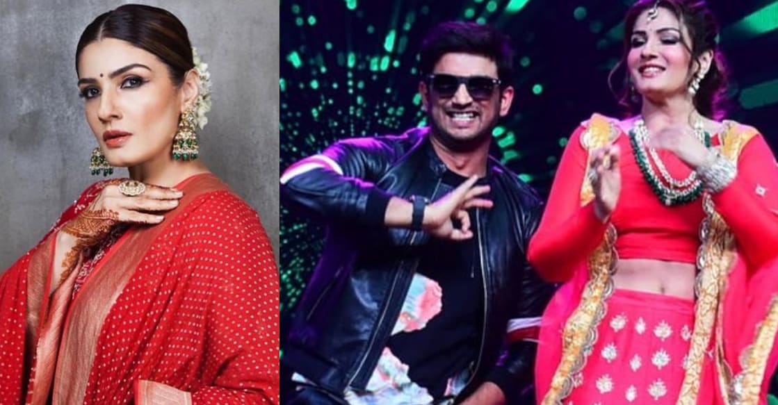 Raveena-Tandon-Sushant-Singh Raveena-Tandon-Sushant-Singh