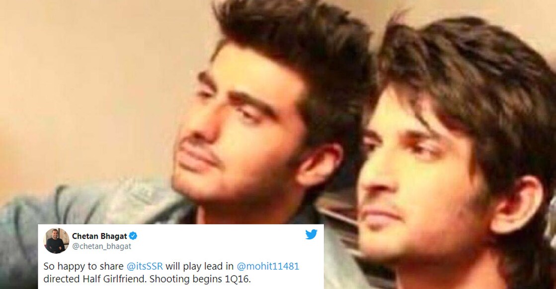 Arjun Kapoor trolled for 'replacing' Sushant in 'Half Girlfriend'.