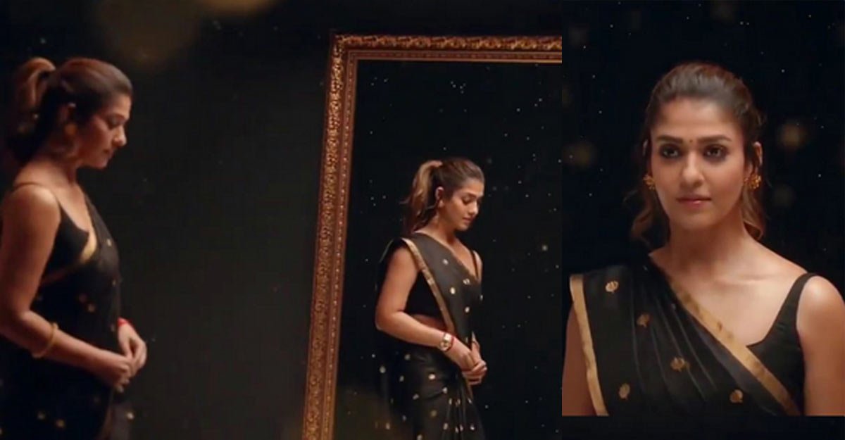 nayanthara s latest ad goes viral fans call her beauty in black latest ad goes viral fans call