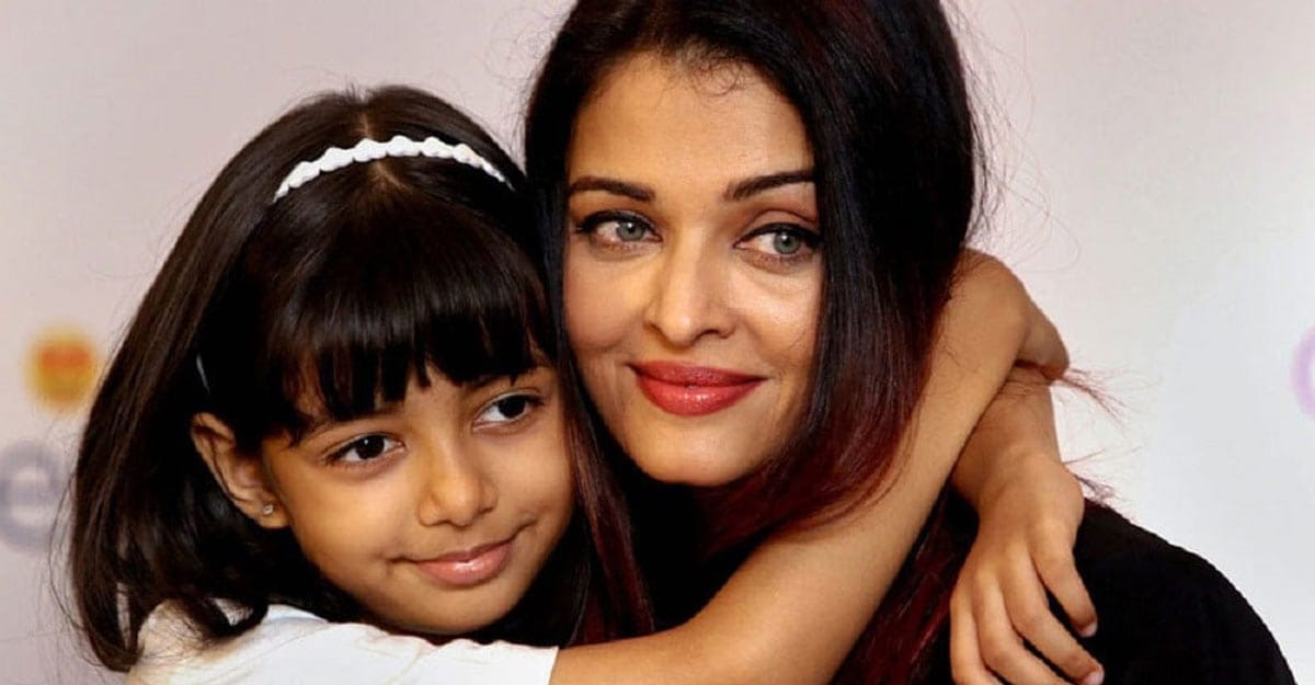 Aaradhya Bachchan says 'namaste' as she returns with Aishwarya Rai