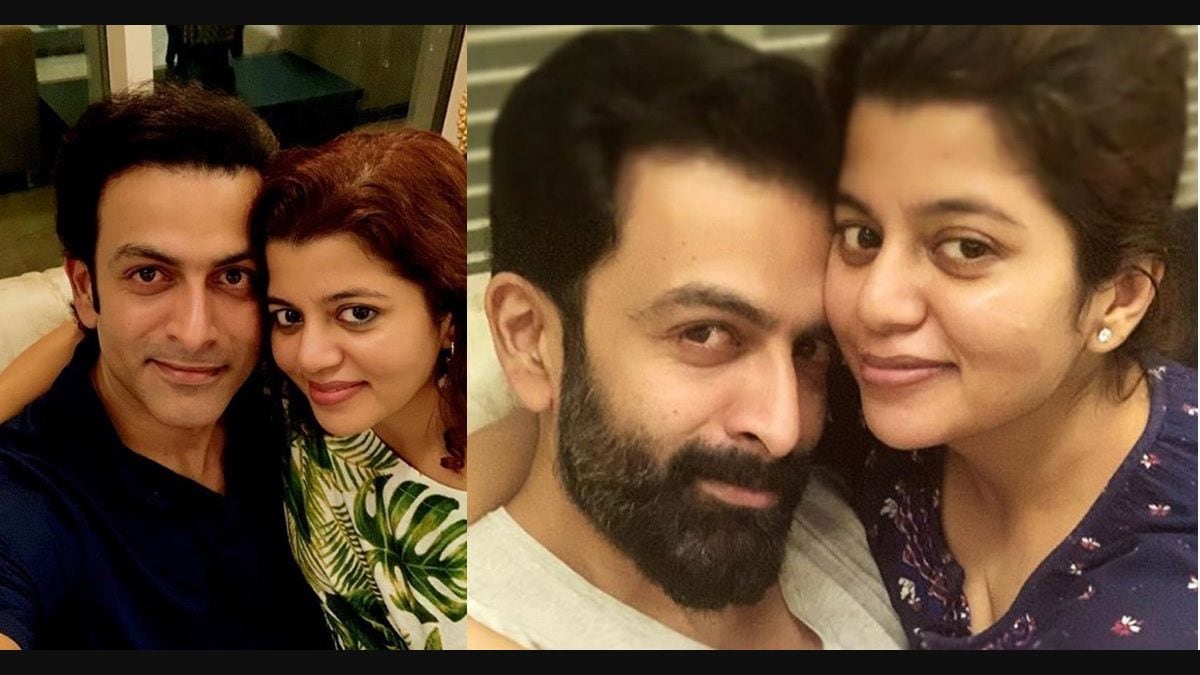 Prithviraj And Supriya Redefine Couple Goals In This Loved Up Pic