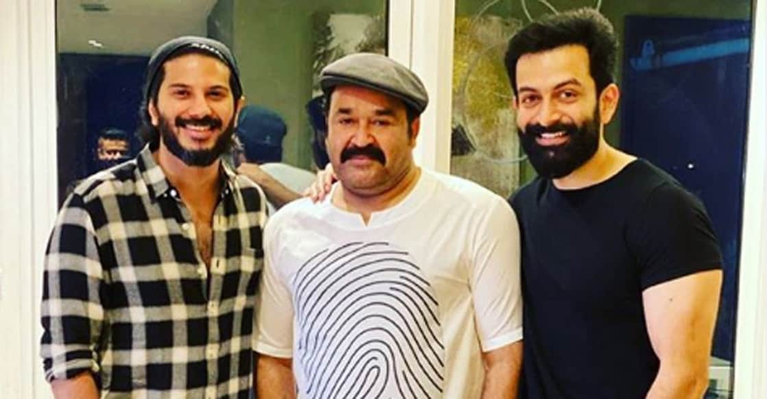 dulquer-mohanlal-prithviraj-meet-up