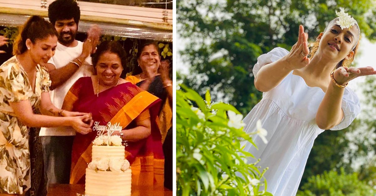 nayanthara-mom-birthday-vignesh-family nayanthara-mom-birthday-vignesh-family