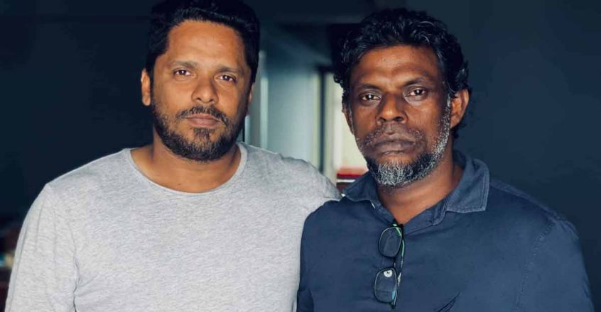 Aashiq Abu with Vinayakan Aashiq Abu with Vinayakan