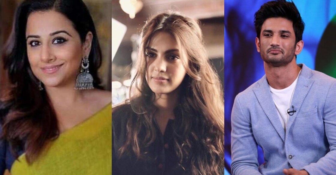 vidya-balan-rhea-sushant vidya-balan-rhea-sushant