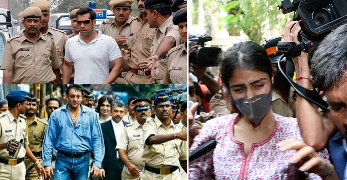 Salman Khan, Sanjay Dutt V/S Rhea Chakraborty: How celebs were hounded by  media after arrest