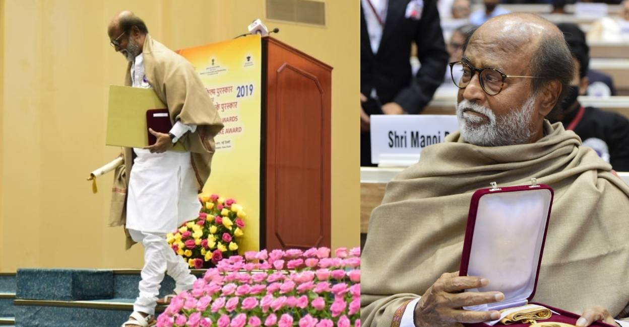 Rajinikanth receives Dadasaheb Phalke Award, recalls his days of struggle