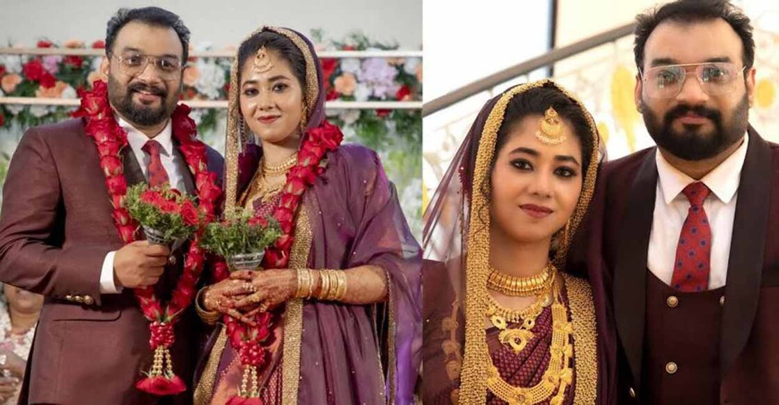 Zinil Sainuddin and Hussaina tied the knot in Kochi