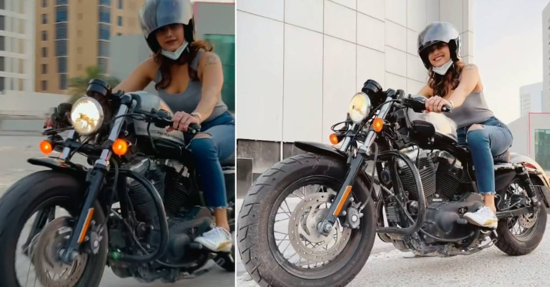 mamta-mohandas-bike-riding