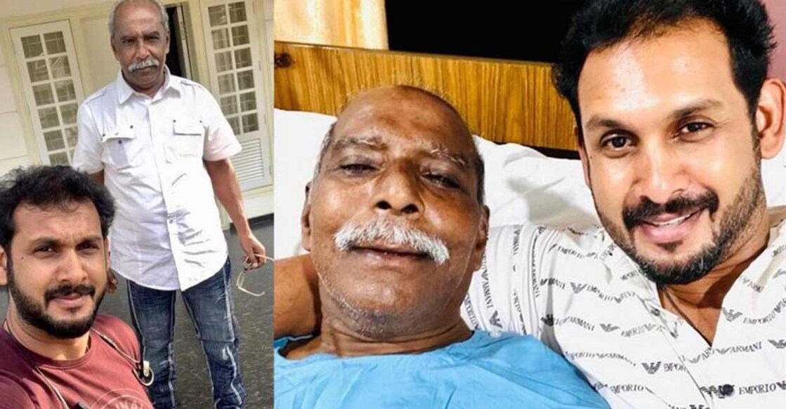 Kailash with his father Geevarghese