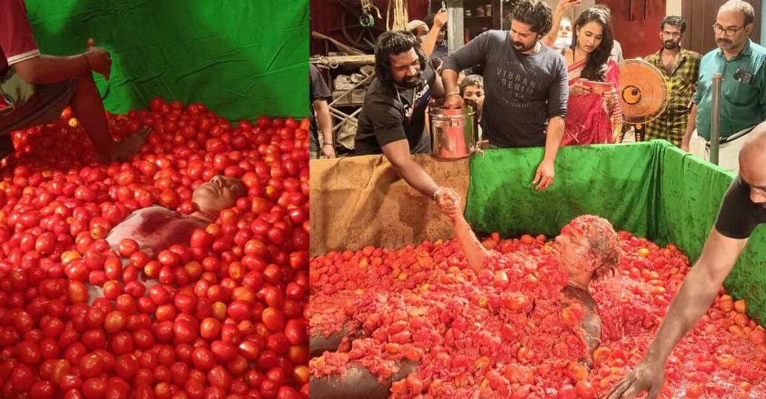 Tonnes of tomatoes were imported for the climax scene of the movie.
