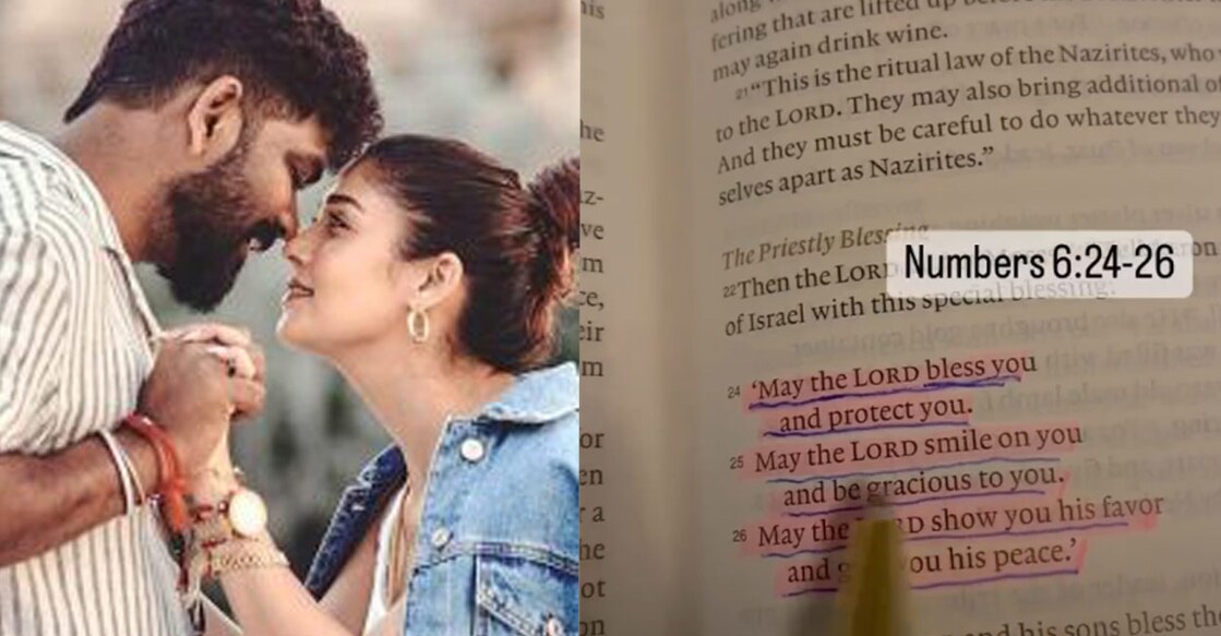 Nayanthara and Vignesh Shivan On October 9, the couple had announced the birth of their two sons- Uyir and Ulagam. Photos: Instagram stories