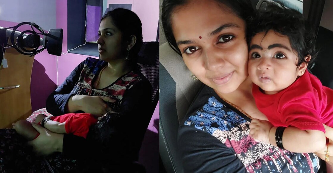 Anjali Nair, who also has a daughter from earlier marriage, is married to Ajith Raju. Photo: Anjali Nair | Instagram