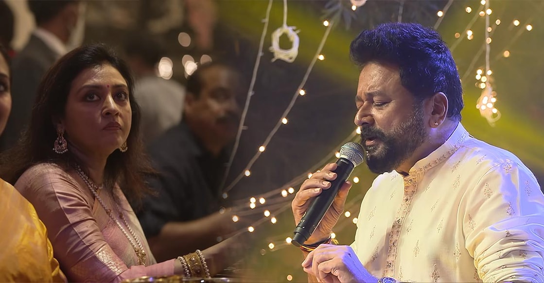 Jayaram sang the melody called ‘Melle melle mukapadam’ from 'Oru Minnamininginte Nurungu Vettan'. Photo: YouTube