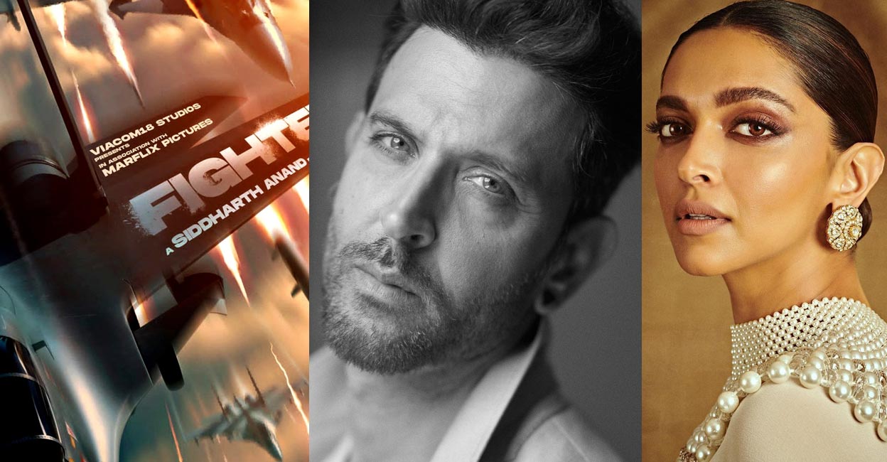 'Fighter' is touted to be the biggest of action films made in India so far. Photos: Instagram | Deepika Padukone, Hrithik Roshan