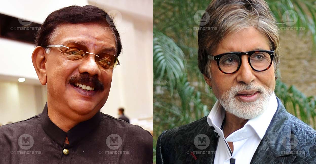 Combo image of film director Priyadarshan (L) and Bollywood's star icon Amitabh Bachchan. Photo: J Suresh / Manorama