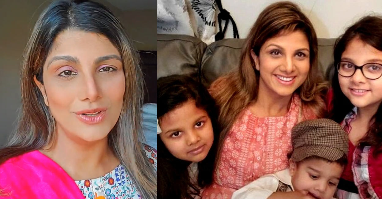 Rambha and her family met with an accident the other day. Photos: Instagram