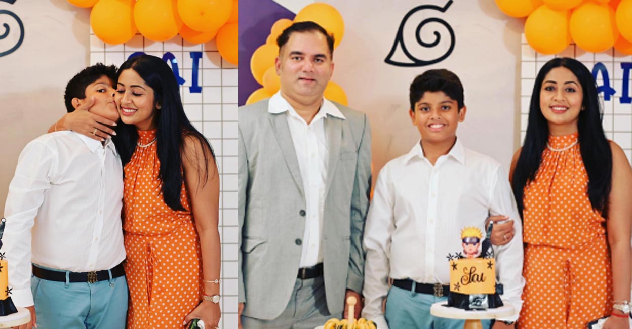 Navya Nair's son turns 12, celebrates birthday in style. See pics ...