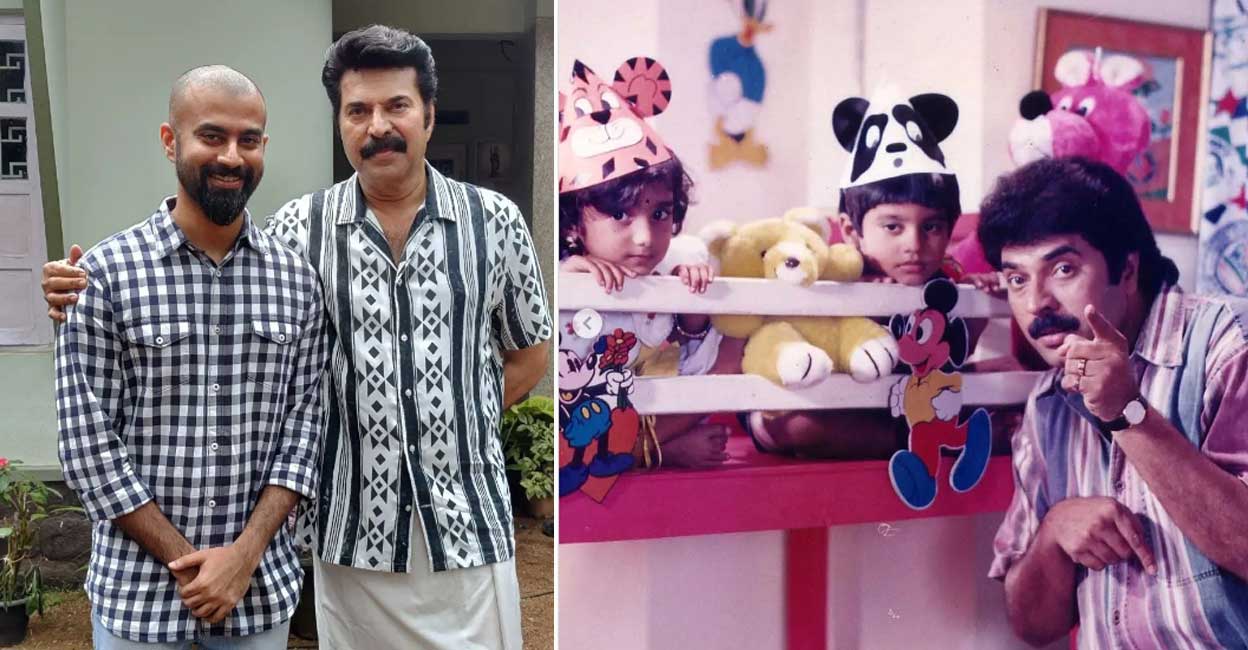 Sarath who posted the photo on his social media page thanked Mammootty for taking out his time to meet with him. Photo: Facebook