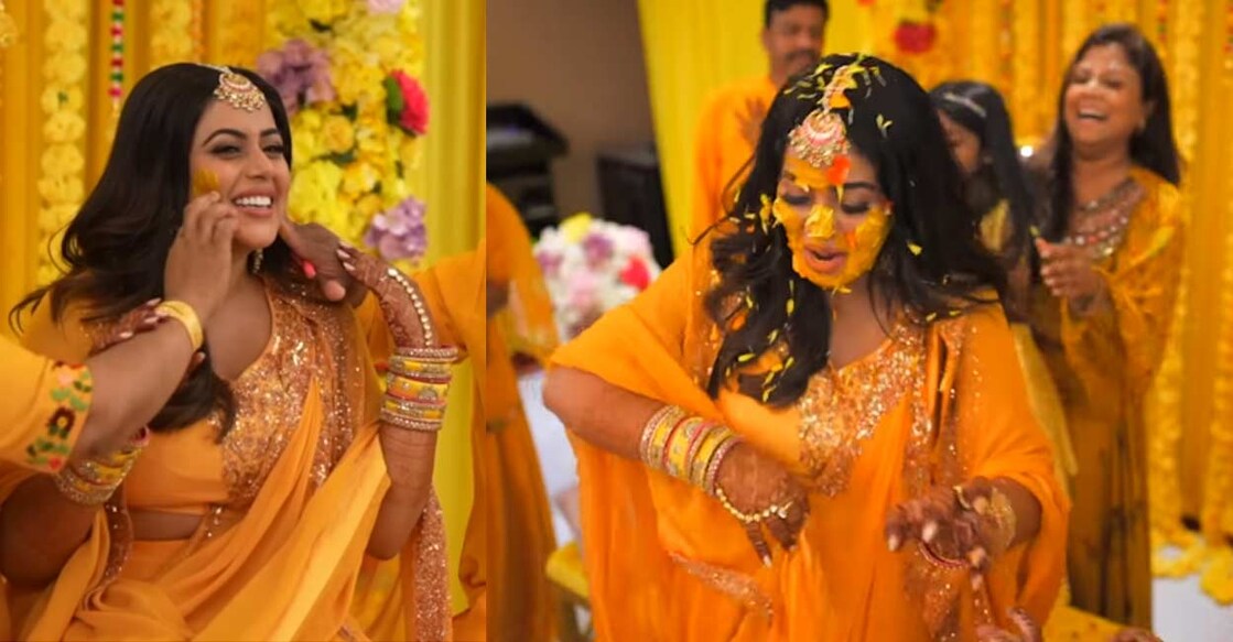 The wedding was held on October 25. Video stills