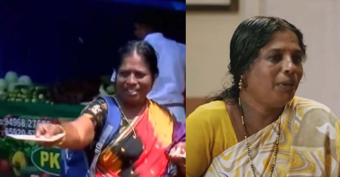 She sells lottery tickets near the Cherthala Aroor National Highway. Photo: Manorama