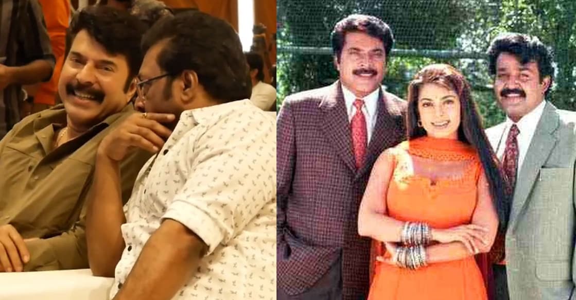 Harikrishnans movie Mammootty and Mohanlal played the lead in the movie. Photo: Video still