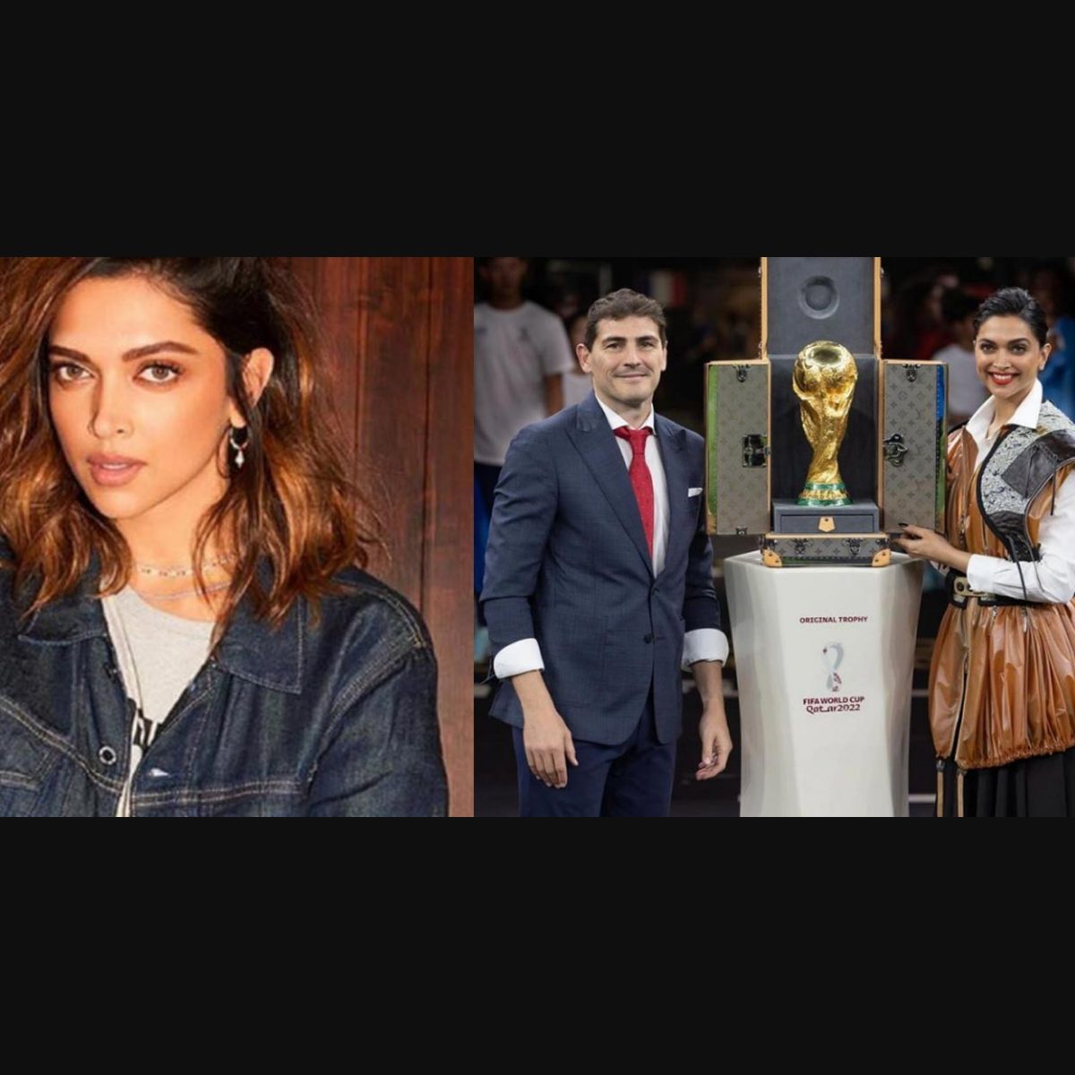 FIFA 2022: Deepika Padukone reaches Qatar to unveil trophy, shares reel :  The Tribune India