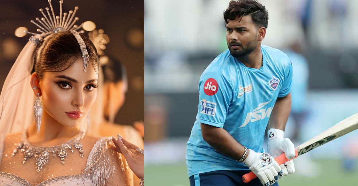 Rishab Pant and Urvashi Dating rumours about Pant and Urvashi started doing the rounds in 2018. Photos: Instagram | Twitter@IPL