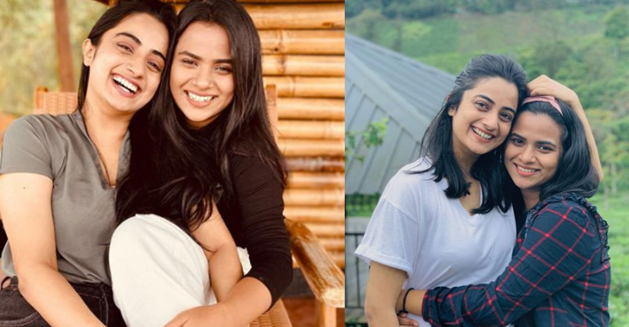 Namitha calls her sister her bestfriend and daughter. Photo: Instagram | Nami_tha_